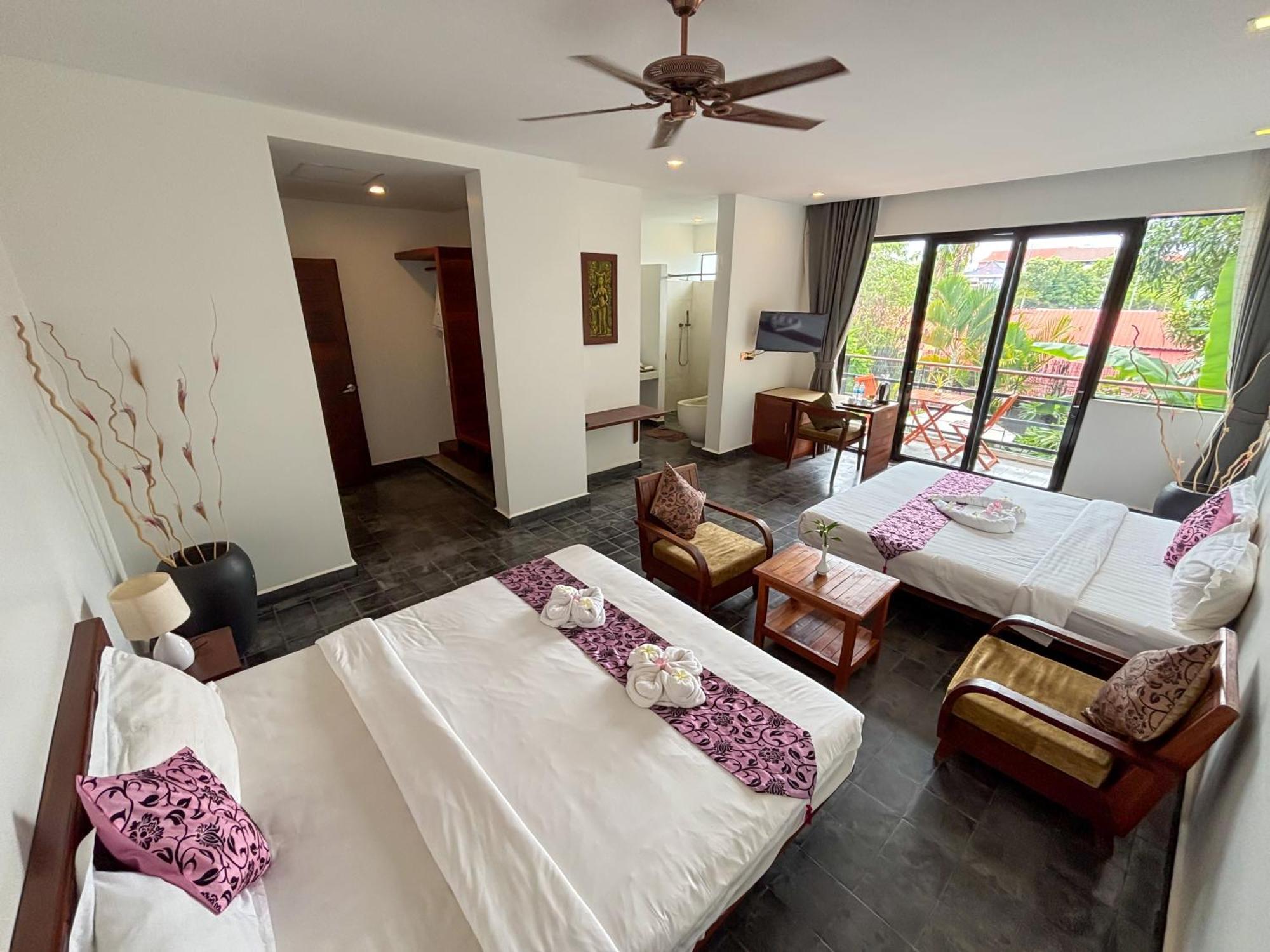สาม สอ บูทิก วิลลา Hotel เสียมราฐ ภายนอก รูปภาพ