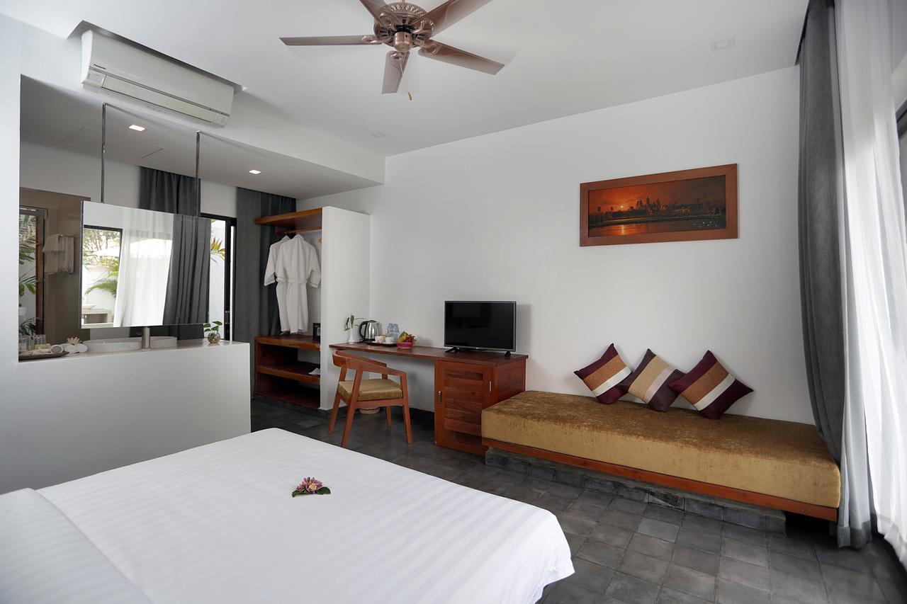 สาม สอ บูทิก วิลลา Hotel เสียมราฐ ภายนอก รูปภาพ